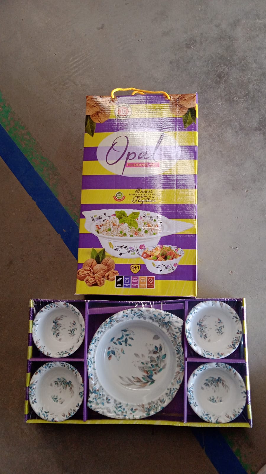 5 Pc Pudding Set used as a cutlery set for serving food purposes and sweet dishes and all in all kinds of household and official places etc. 5 Pc Pudding Set used as a cutlery set for serving food purposes and sweet dishes and all in all kinds of household and official places etc.